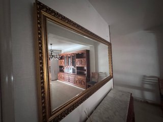 Espejo antiguo madera y cristal