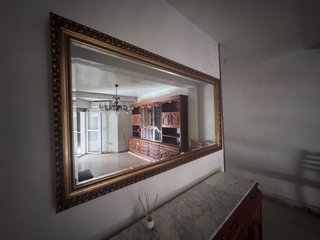 Espejo antiguo madera y cristal