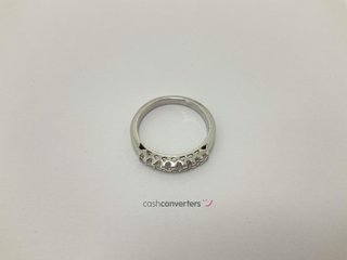 anillo oro 18k con piedra con diamante t. 11 (16,24 mm)