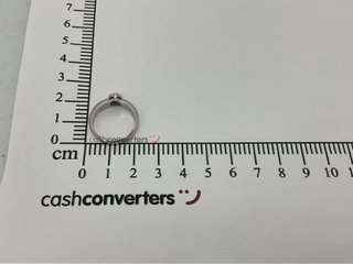 anillo oro 18k con piedra con diamante