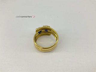 anillo oro 18k con piedra