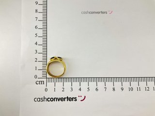 anillo oro 18k con piedra
