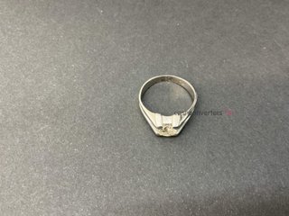 sortija oro 18k con diamante