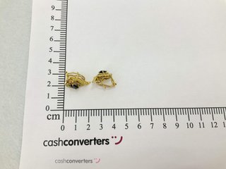 pendientes oro 18k con piedra