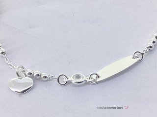 esclava plata 925mm con piedra con circonita
