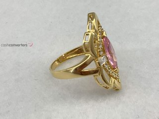 anillo oro 18k con piedra