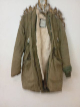 Chaqueta Parka Bershka Borrego Talla S