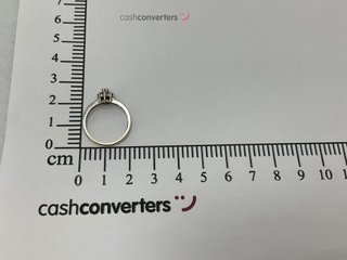 anillo oro 18k con piedra
