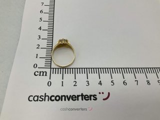 anillo oro 18k con piedra