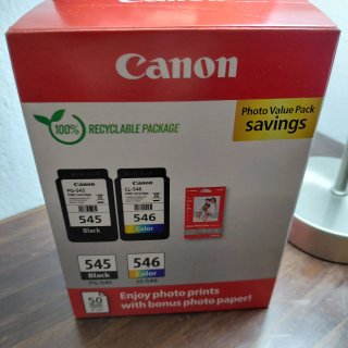 Pack Ahorro Cartuchos Tinta Canon PG-545 y CL-546