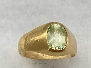 anillo oro 18k con piedra