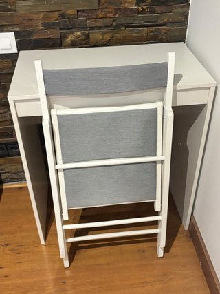 Mesa de estudio blanca 70x120 cm