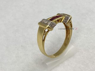 anillo oro 18k con piedra