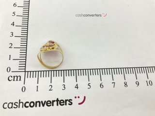 anillo oro 18k con piedra
