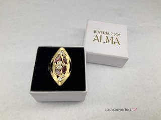 anillo oro 18k con piedra
