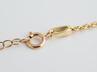 collar oro 18k 22cm