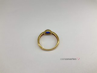 anillo oro 18k con piedra