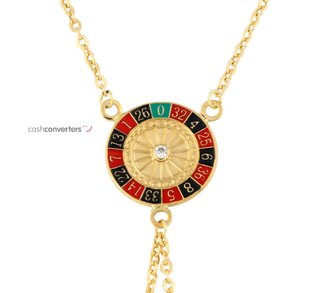 manita oro 18k con piedra con circonita