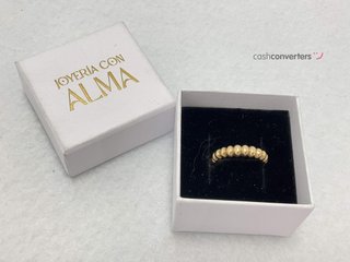 anillo oro 18k