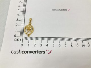colgante oro 18k con piedra