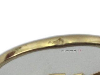 anillo oro 18k con piedra con circonita,topacio