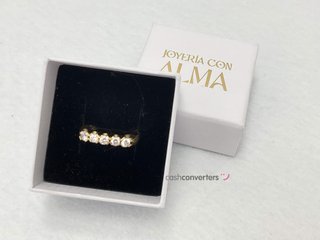 anillo oro 18k con piedra