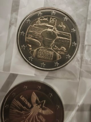Lote 7 monedas 2 euros conmemorativas