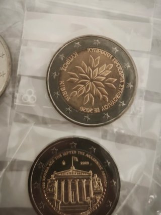 Lote 7 monedas 2 euros conmemorativas