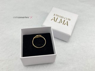 anillo oro 18k