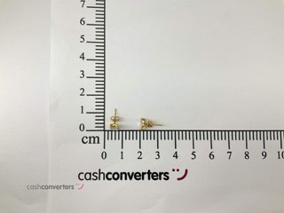 pendientes oro 18k con piedra