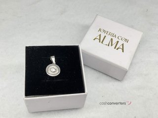 colgante oro 18k con piedra