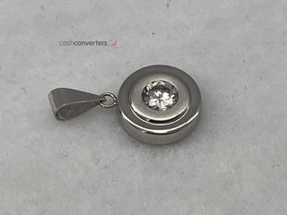 colgante oro 18k con piedra