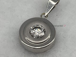 colgante oro 18k con piedra