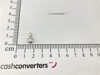 colgante oro 18k con piedra