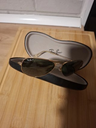 Gafas de sol Ray-Ban Aviator Polarizadas Doradas