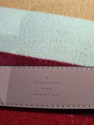 Cintura Louis Vuitton monogramma fibbia argento