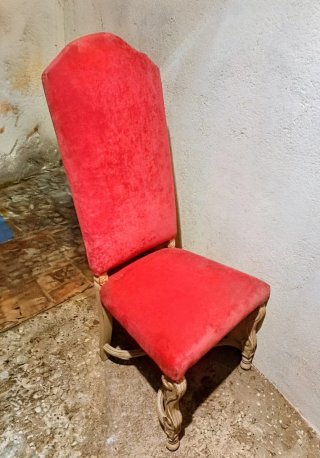2 Sillas Vintage Terciopelo Rosa Para restaurar