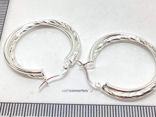 argollas plata 925mm