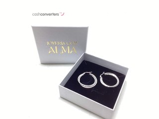 argollas plata 925mm