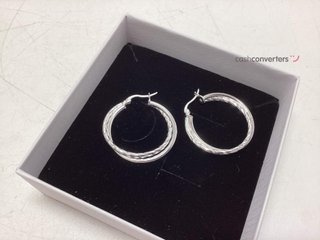 argollas plata 925mm