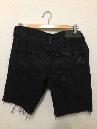 Pantalon Corto Vaquero Hombre Bershka