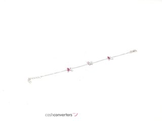 pulsera plata 925mm con piedra con circonita