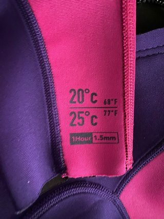 Traje de neopreno infantil Decathlon 1,5 mm T 7/8a
