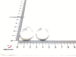argollas plata 925mm