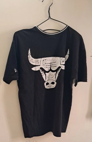 Camiseta Chicago Bulls Negra