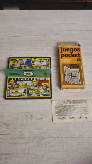 Juego Rima Guerra de Barcos Magnético Vintage