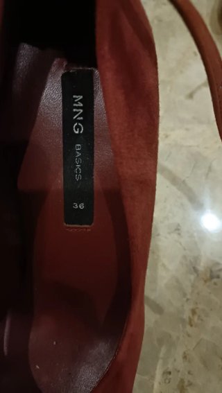 Zapatos de tacón rojos, negro o marron