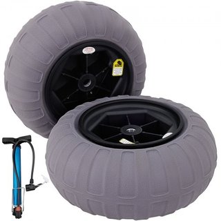 Beach Balloon Wheels, 16" Replacement Sand Tires, TPU Cart