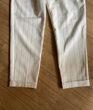 Pantalón Raya Diplomática Blanco Talla M