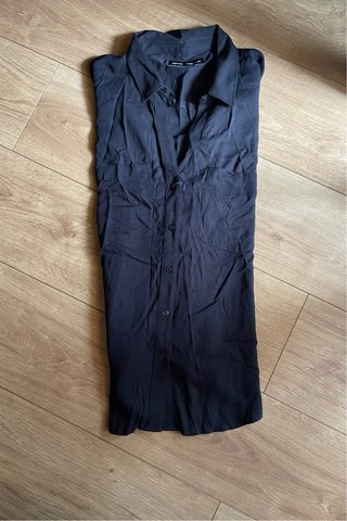Camisa Negra Botones LEFTIES Talla XXL